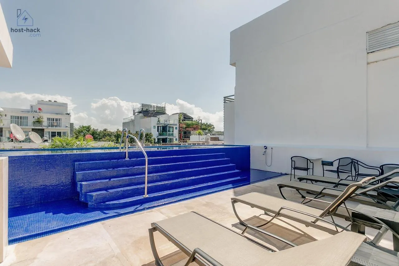 Peaceful Rooftop With Pool Close To The 5Th Avenue - Danzamar 8 プレヤデルカーメン